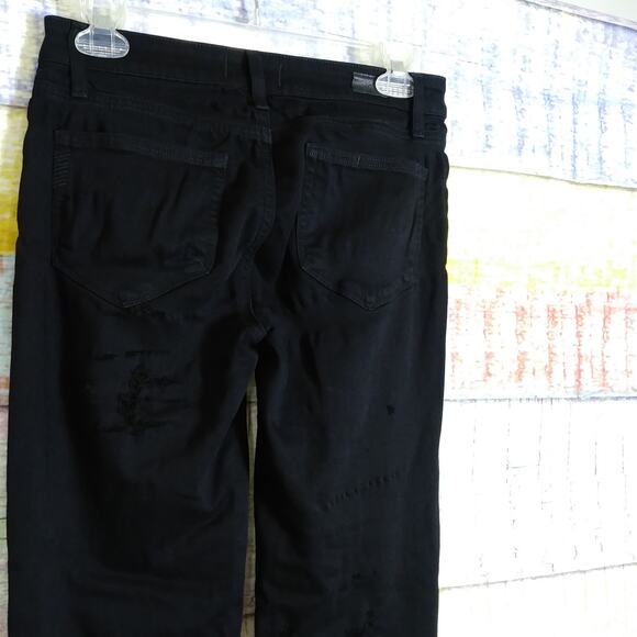 Paige Verdugo Ankle destroyed black jeans size 26 - Picture 10 of 13